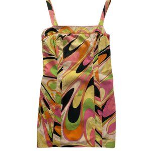 Emilio Pucci Printed Multicolor Mini Dress VINTAGE